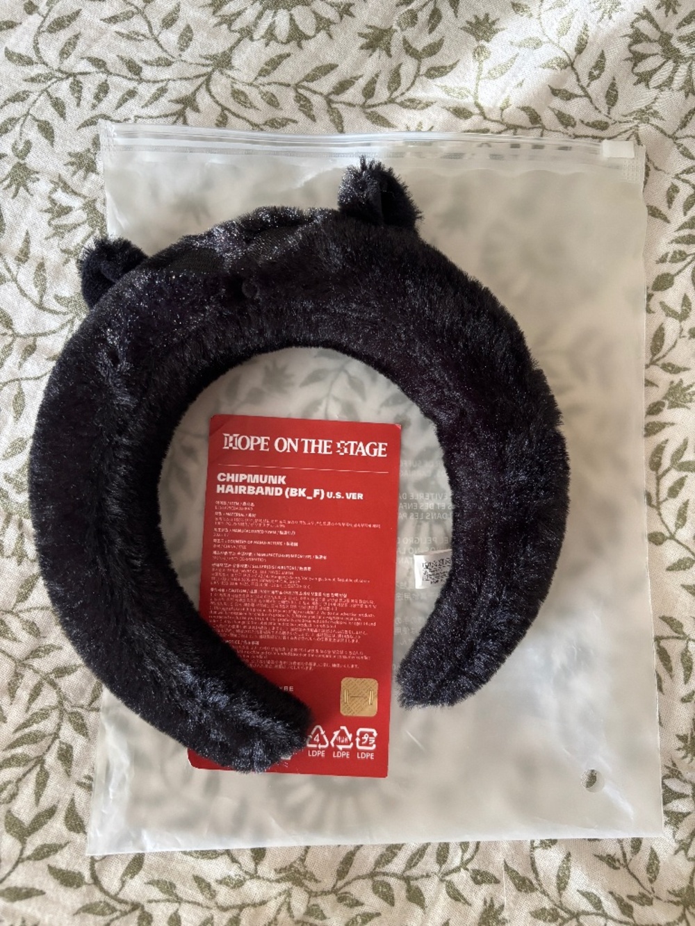BTS JHope Chipmunk Hairband